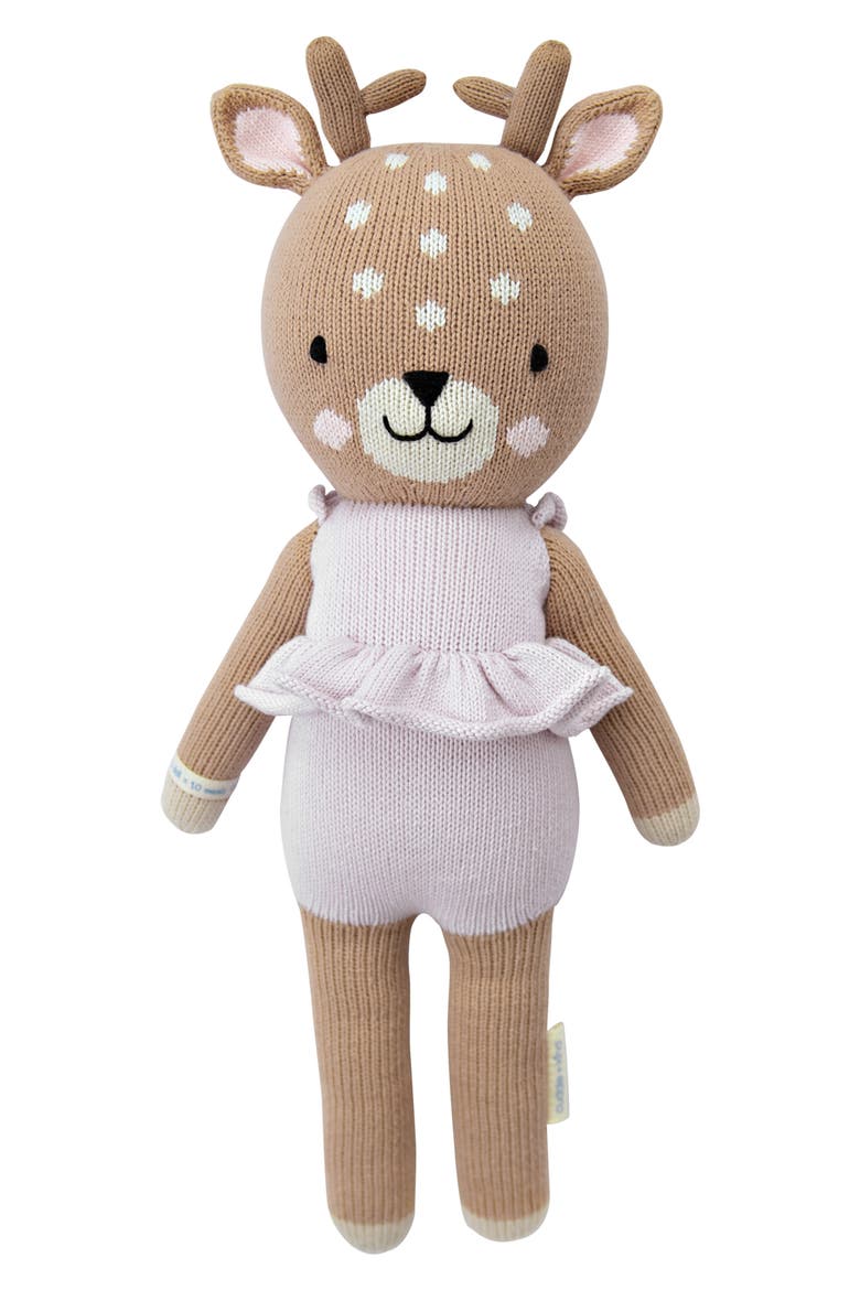 Violet the Fawn Stuffed Animal, Main, color, VIOLET/ BROWN