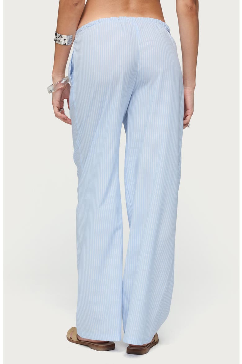 Cersei Stripe Low Rise Straight Leg Pants, Alternate, color, LIGHT-BLUE