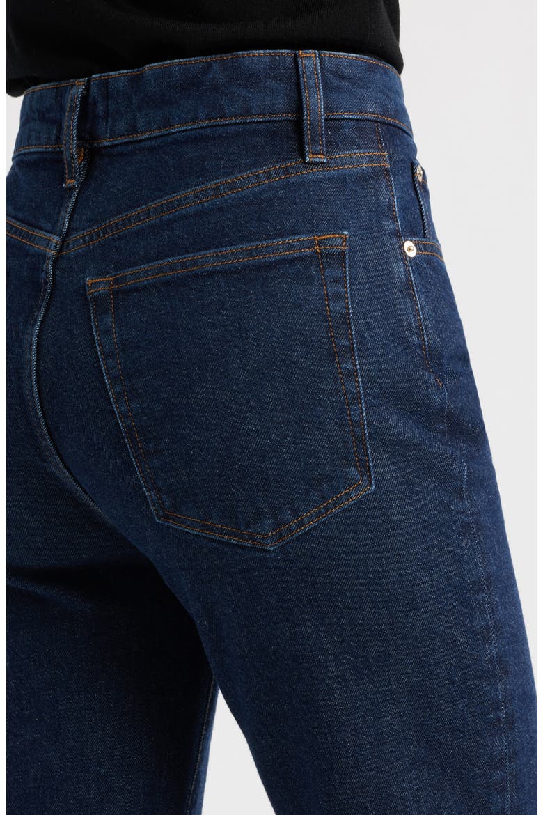 The Arrow High Waist Relaxed Bootcut Jeans, Alternate, color, TABOO