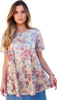 Roaman's Sequined Swing Tee