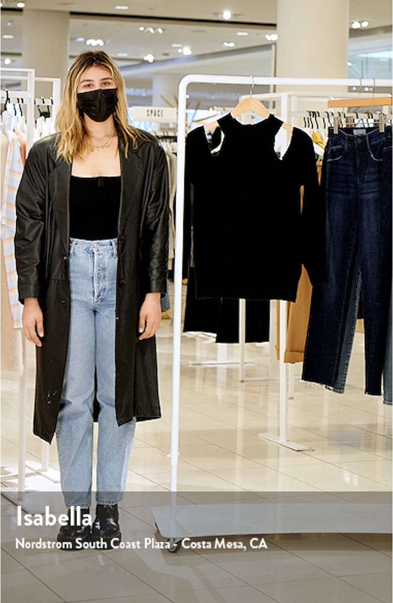 Cold Shoulder Mock Neck Sweater, sales video thumbnail