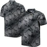 Tommy Bahama Men's Tommy Bahama Black Jacksonville Jaguars Big & Tall Bahama Coast Luminescent Fronds Camp IslandZone Button-Up Shirt