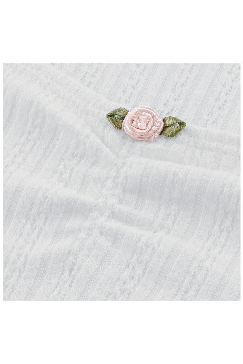 Kids' Pointelle Top, Alternate, color, JET STREAM