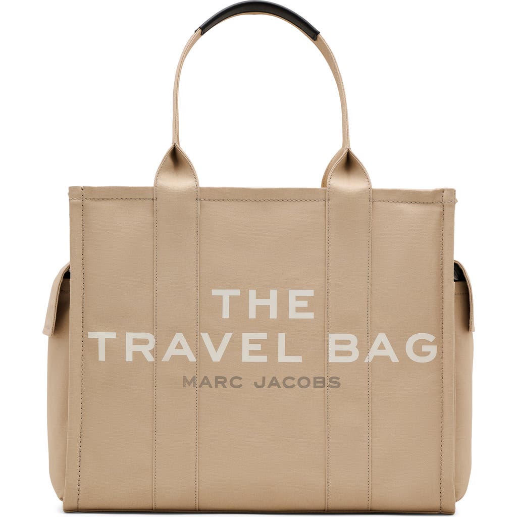 Marc Jacobs The Travel Tote Cotton Handbag In Neutral