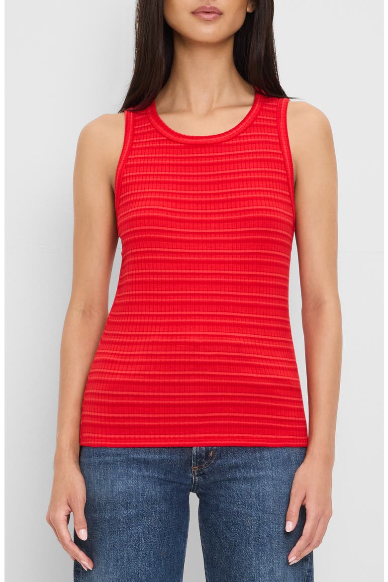 Carolie Ribbed Tank, Main, color, SAMBA