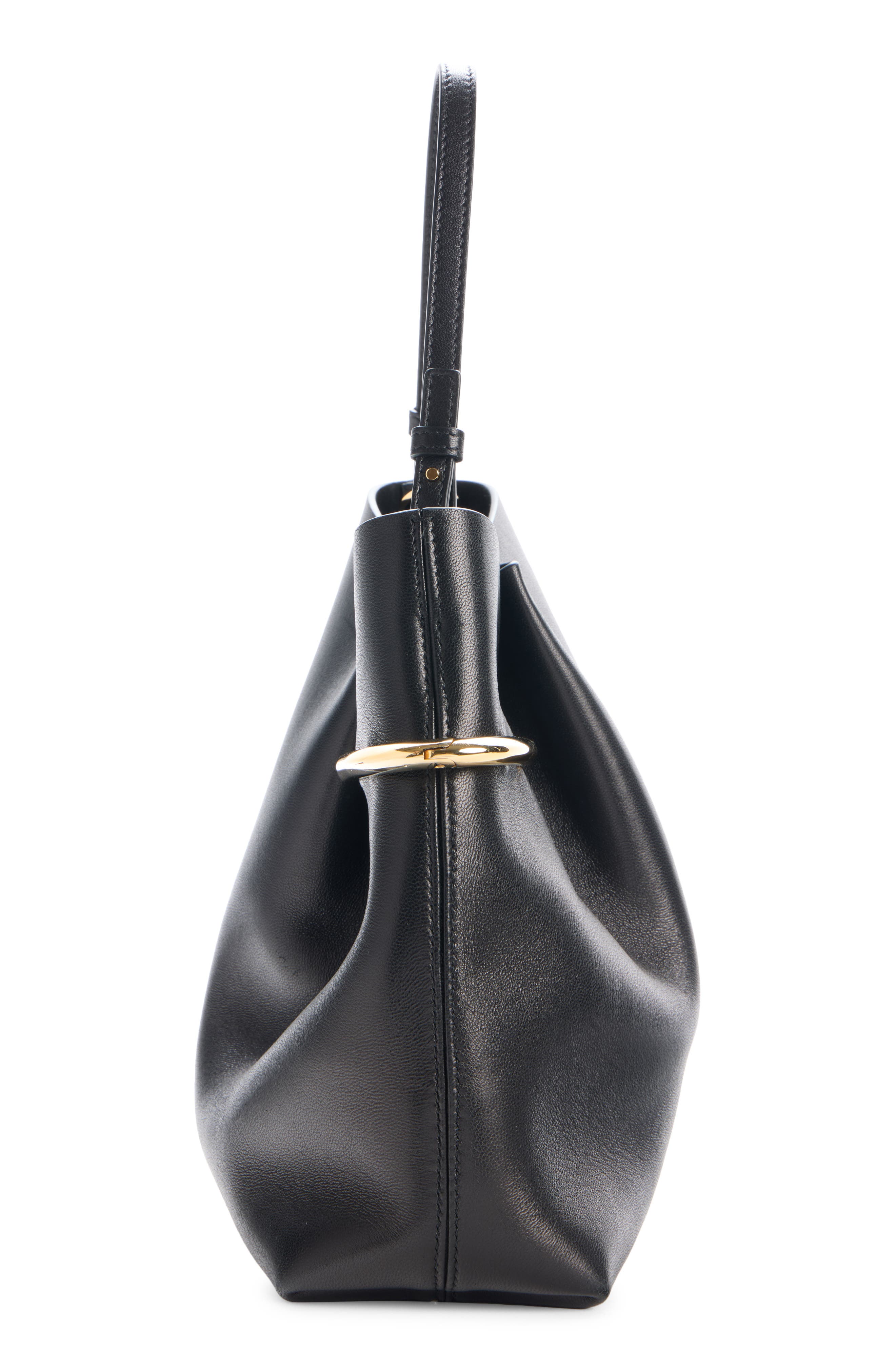 Givenchy Mini Pinch Me Leather Tote, Alternate, color, 001-Black