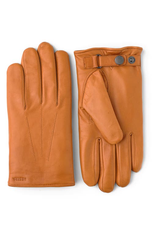 Hestra Nelson Hairsheep Leather Gloves in Cork 