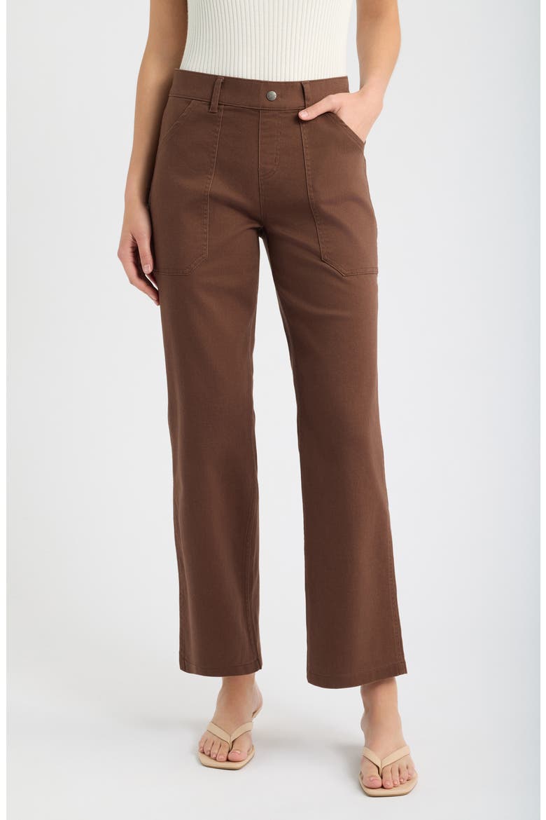 Canvas Utility Pants, Main, color, SHAVED CHOCOLATE