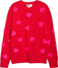 Beach Riot Callie Heart Sweater