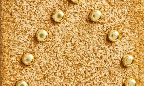 Rag & Bone Maise Studded Leather Belt In Yellow