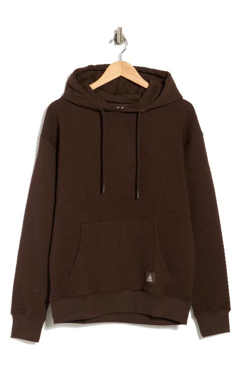 Geometric Textured Hoodie