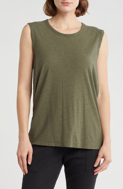 Slub Cotton Muscle Tank
