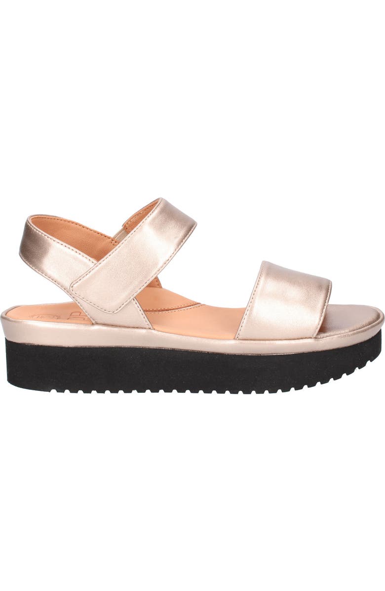 L
Amour des Pieds Abrilla Platform Sandal, Alternate, color, Champagne