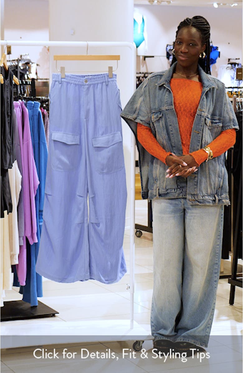 Cotton Blend Cargo Joggers, sales video thumbnail