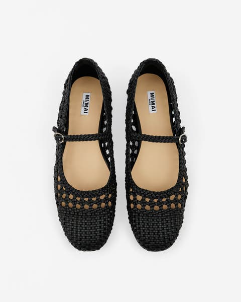 Ariana Woven Ballet Flats