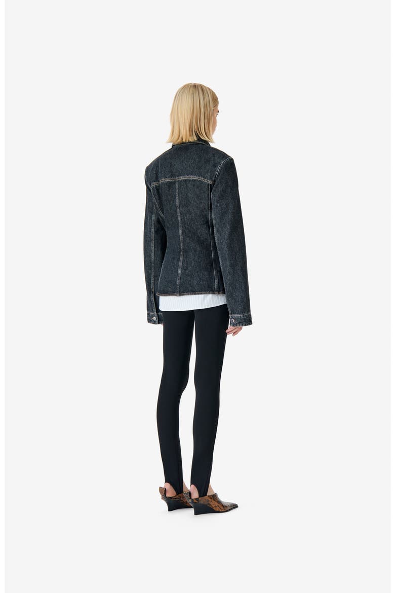 Iloan Denim Jacket, Alternate, color, Steel Denim