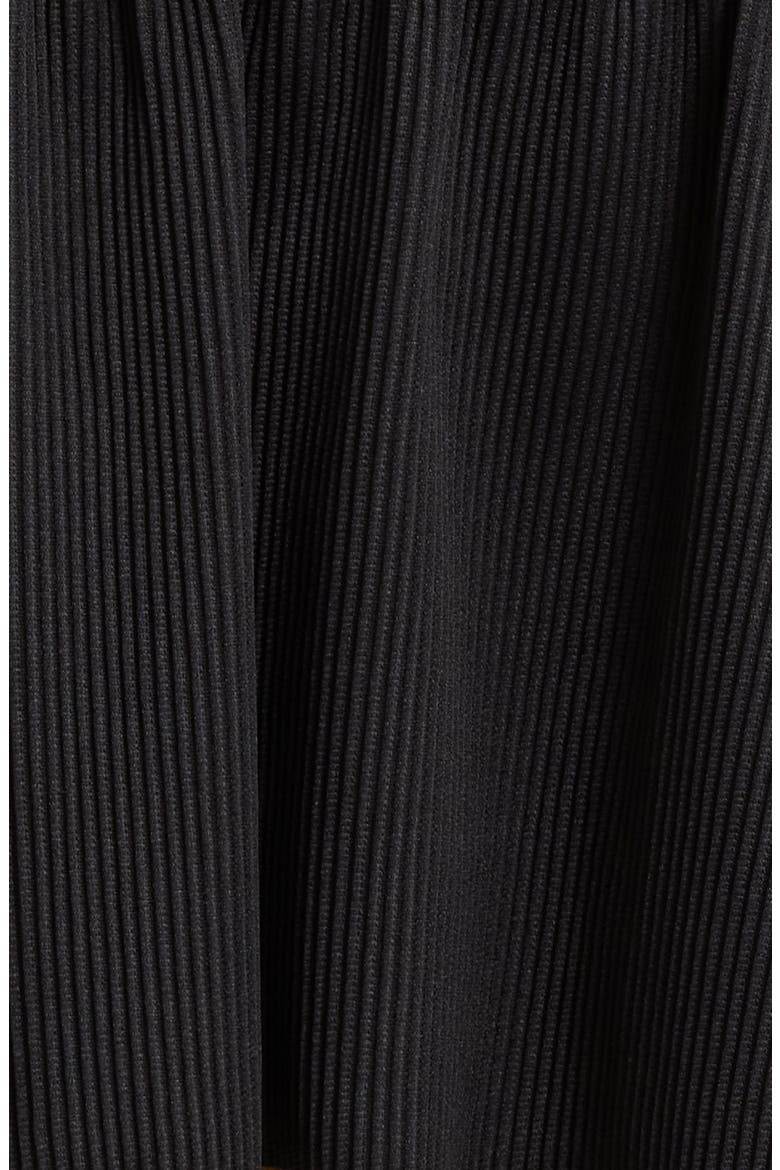 Shirred Tankini Top, Alternate, color, BLACK