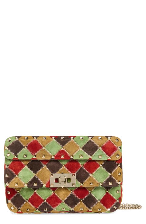 Rockstud Small Leather Shoulder Bag