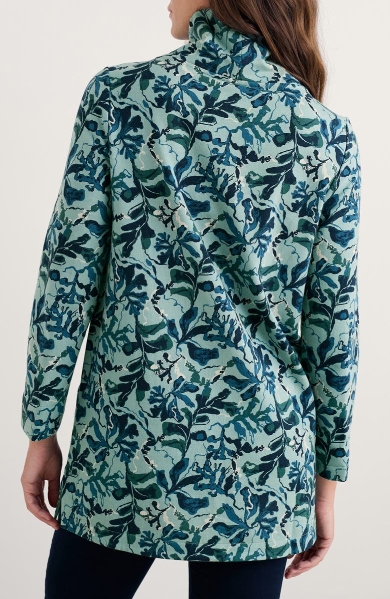 Seasalt Cornwall Formative Floral Tunic, Alternate, color, Floating Fronds Sardine