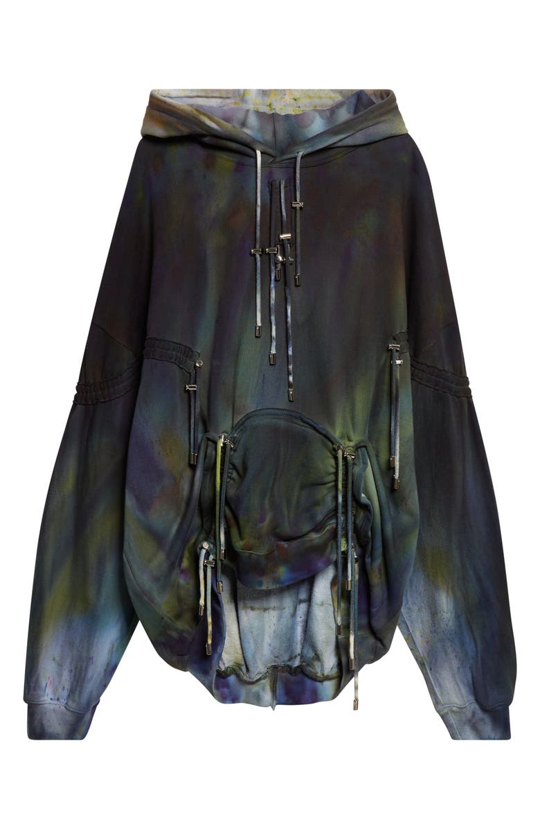 Collina Strada Aurora Mohawk Burst Cotton Hoodie, Alternate, color, Aurora