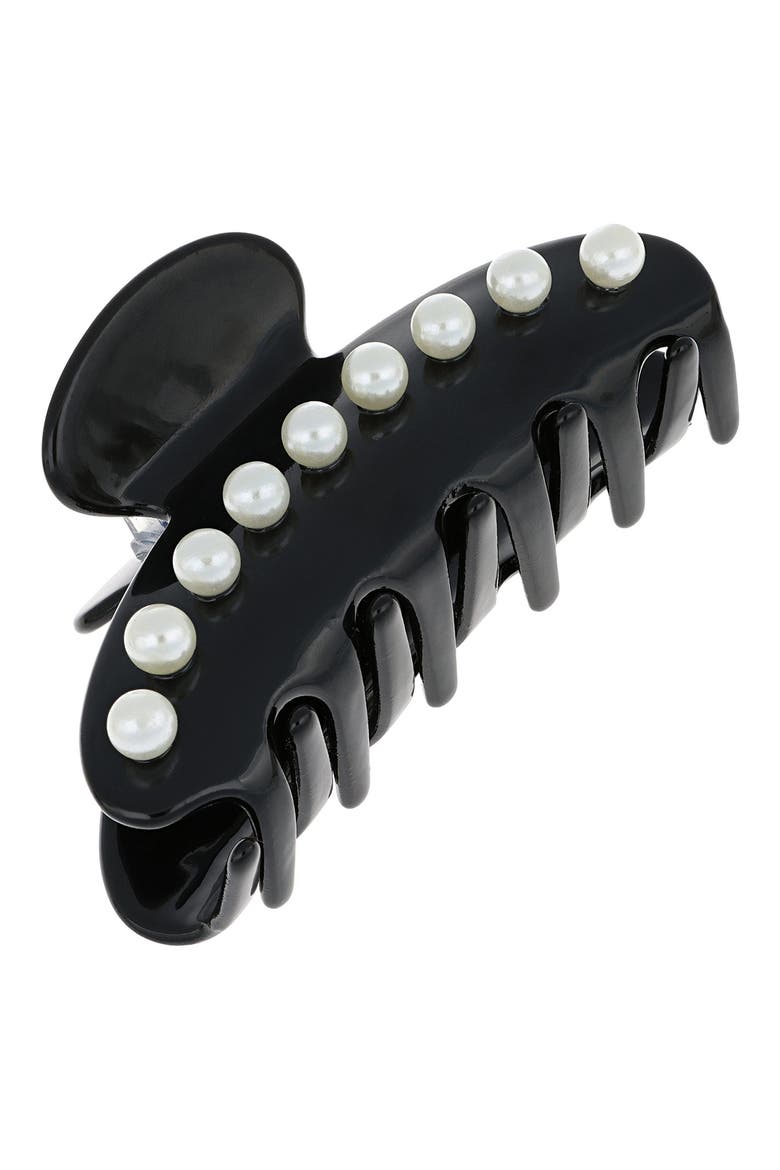 Ferne Jaw Clip, Main, color, BLACK