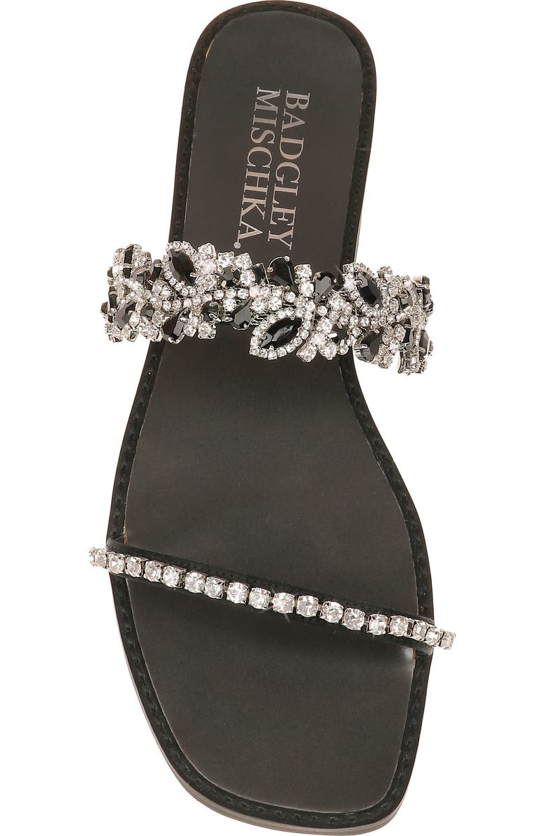 Badgley Mischka Collection Badgley Mischka Jenelle Embellished Slide Sandal, Alternate, color,