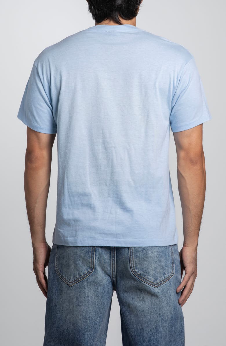 Elwood Vintage Gold Tee, Alternate, color, Baby Blue