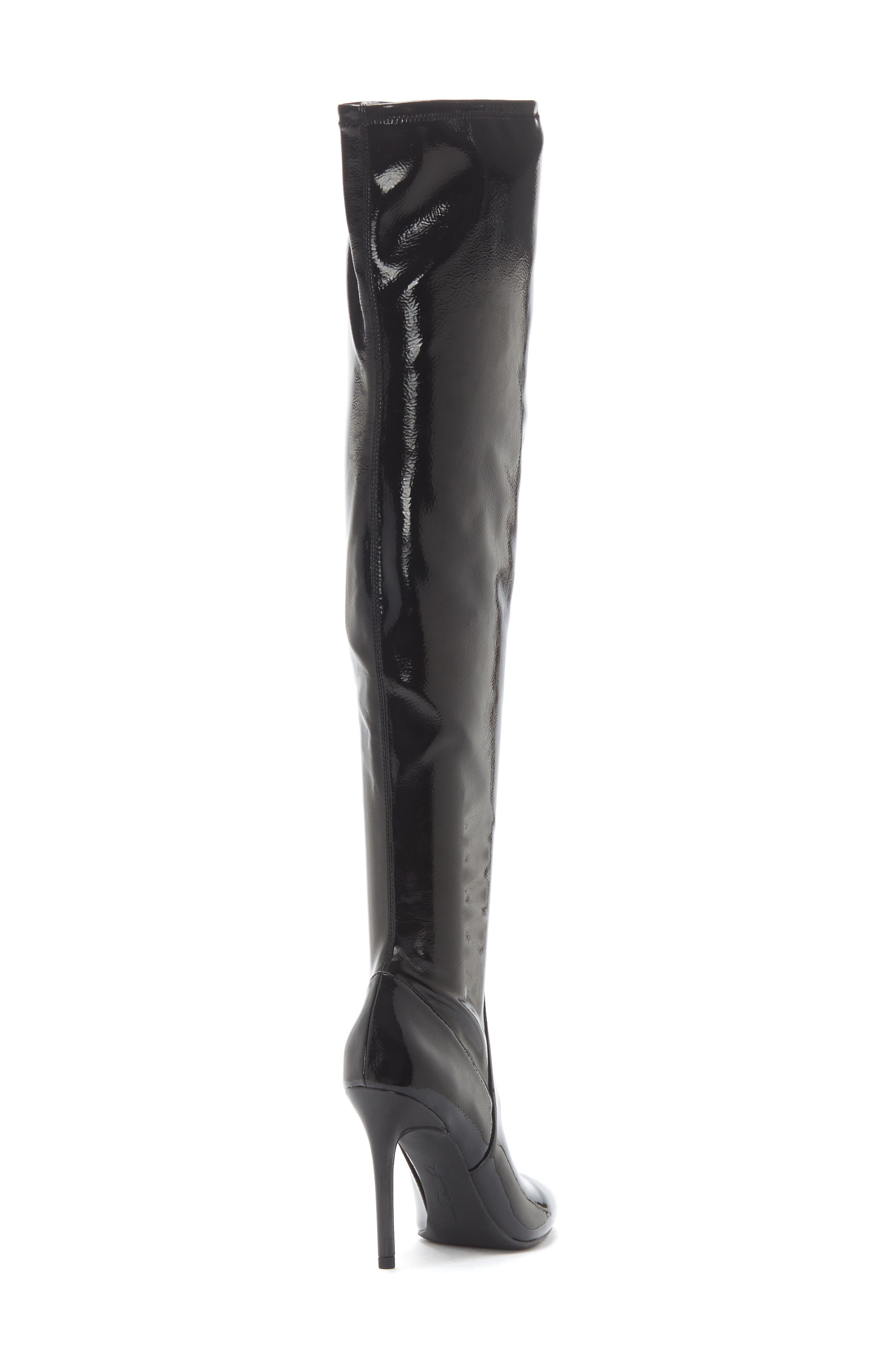 Laken Over the Knee Boot, Alternate, color, BLACK PATENT LEATHER