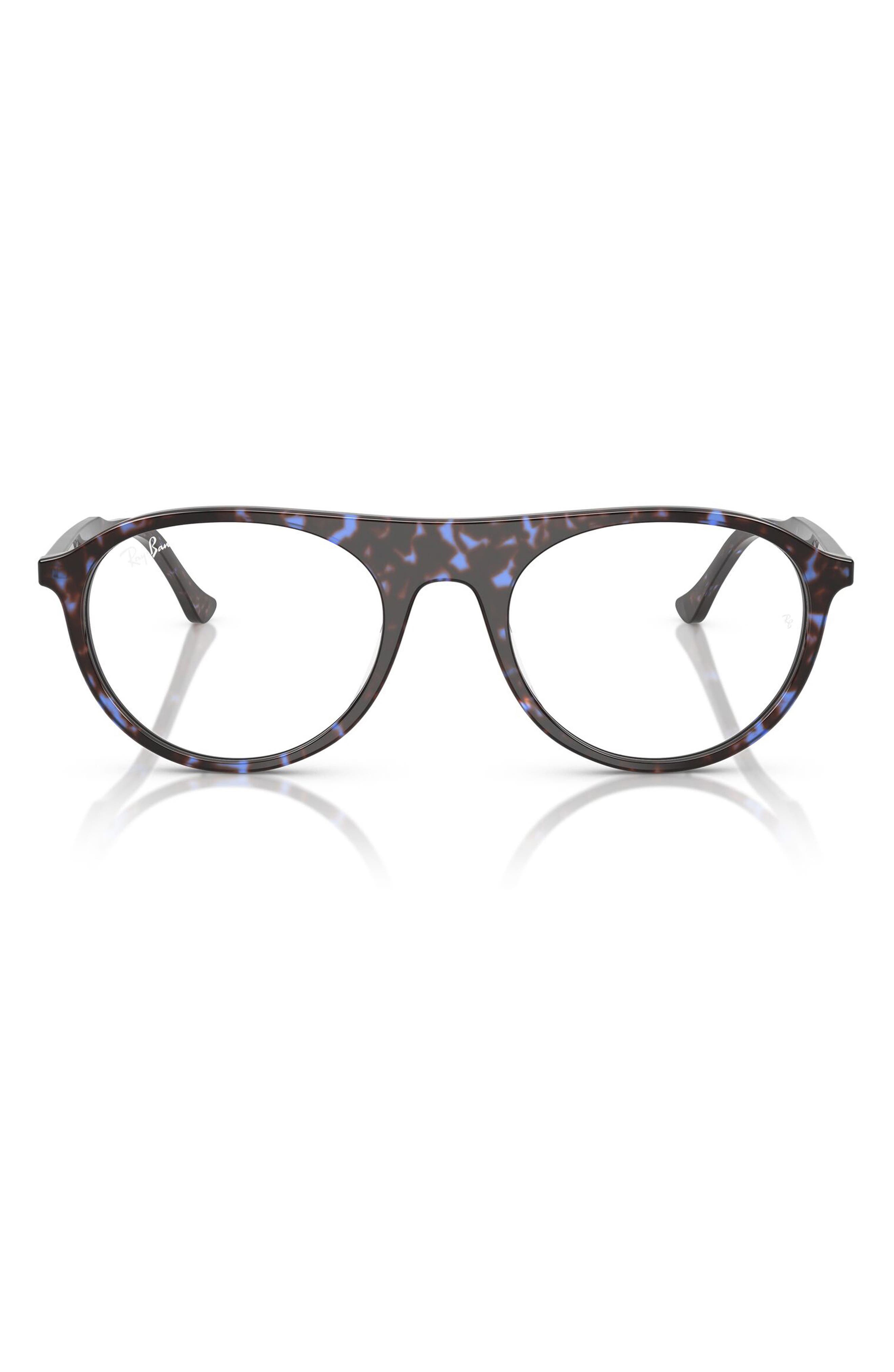 Ray Ban Ray-ban 51mm Square Optical Glasses In Multi