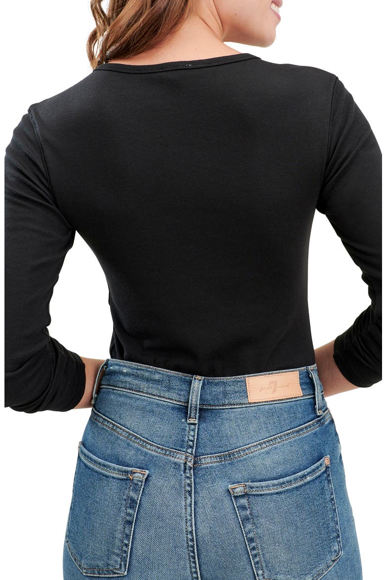 Classic Long Sleeve Crewneck T-Shirt, Alternate, color, BLACK