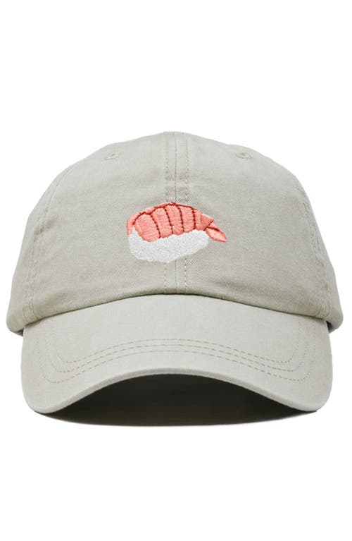 DALIX DALIX SHRIMP SUSHI EMBROIDERED DAD CAP