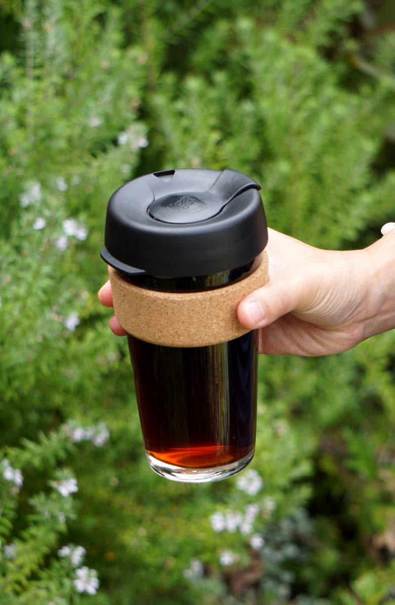 KEEPCUP Brew Cork Reusable Coffee Cup, Alternate, color, Black