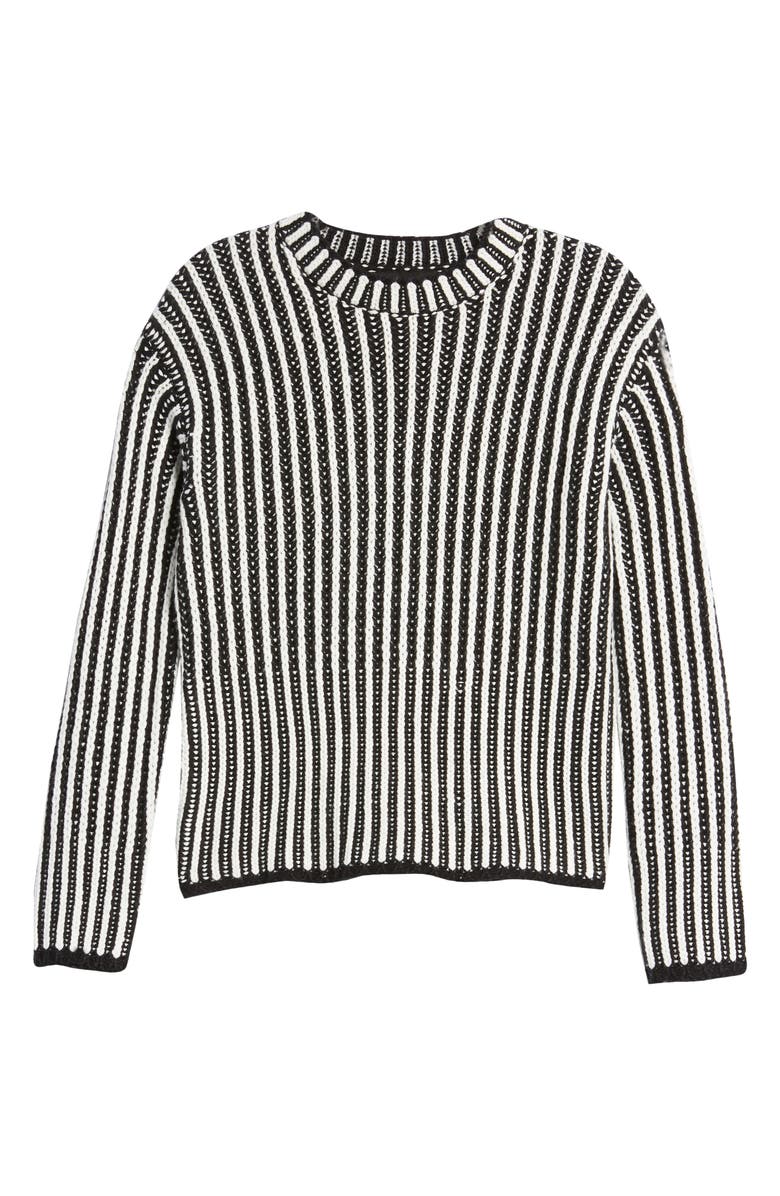 Endless Rose Stripe Mix Color Sweater, Alternate, color,