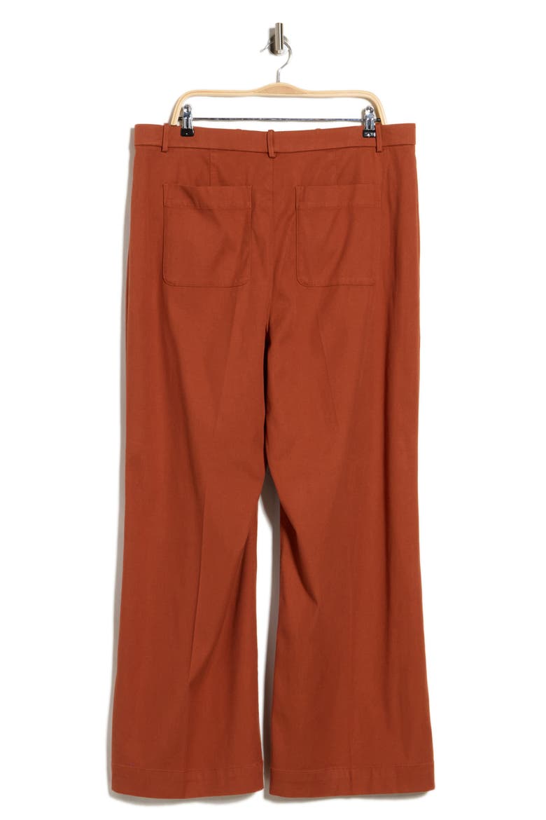 Easy Flare Leg Pants, Alternate, color, BURNT OCHRE