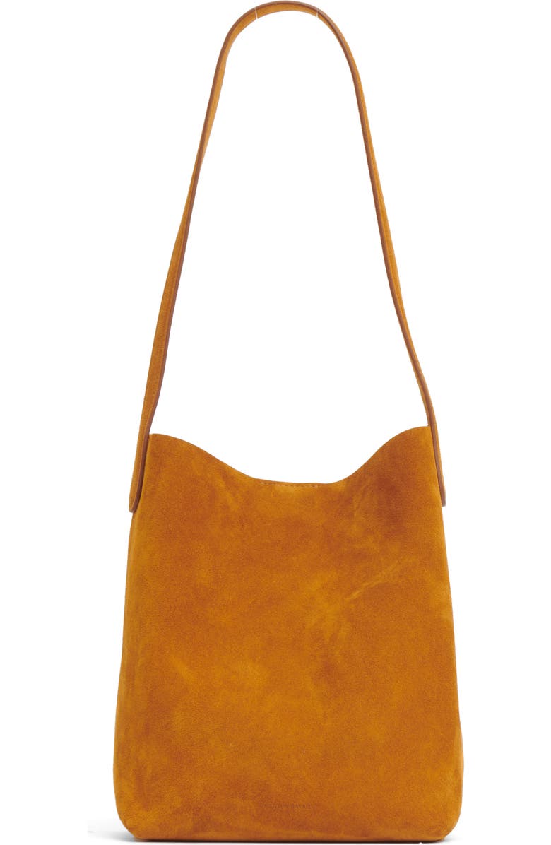 Mansur Gavriel Small Everyday Cabas Suede Hobo Bag, Main, color, Cuoio