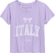 Prince Peter Kids' Italy Crop Graphic T-Shirt