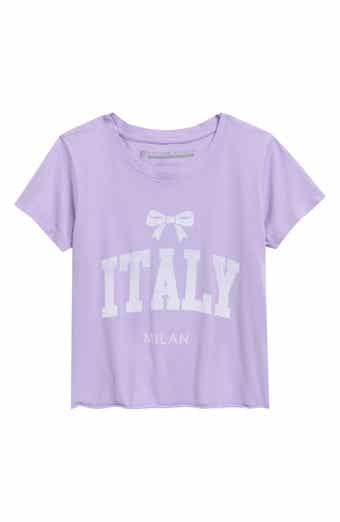 Kids' Italy Crop Graphic T-Shirt