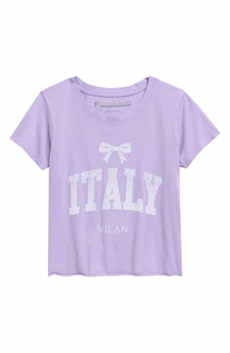 Prince Peter Kids' Italy Crop Graphic T-Shirt