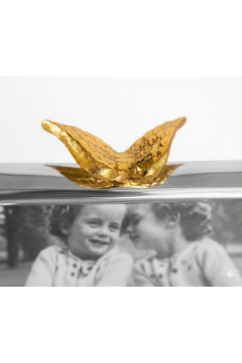 Angelwing Frame, Alternate, color, Silver & Gold