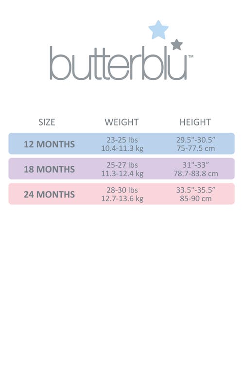 Butterblu Cruz Fitted One-piece Organic Cotton Footie Pajamas In Multi