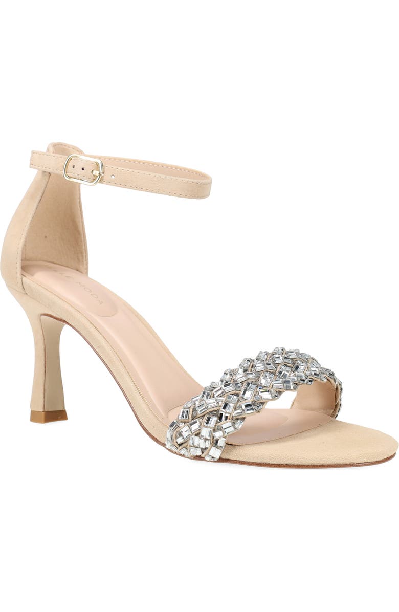 Pelle Moda Heidy Ankle Strap Sandal, Main, color, Latte