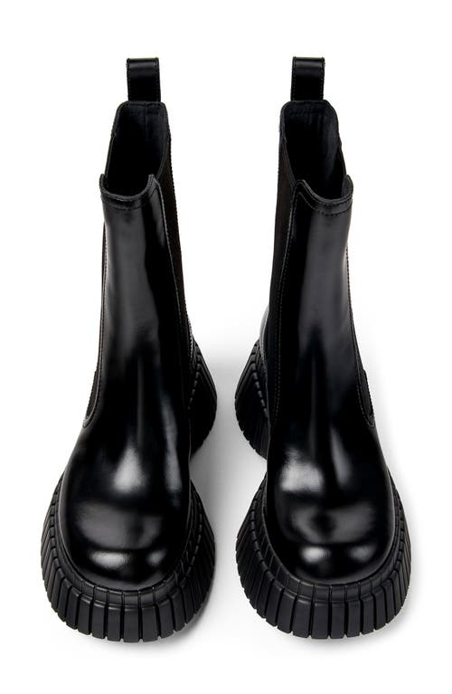 Camper Bcn Elasticated-panel Ankle Boots In Black