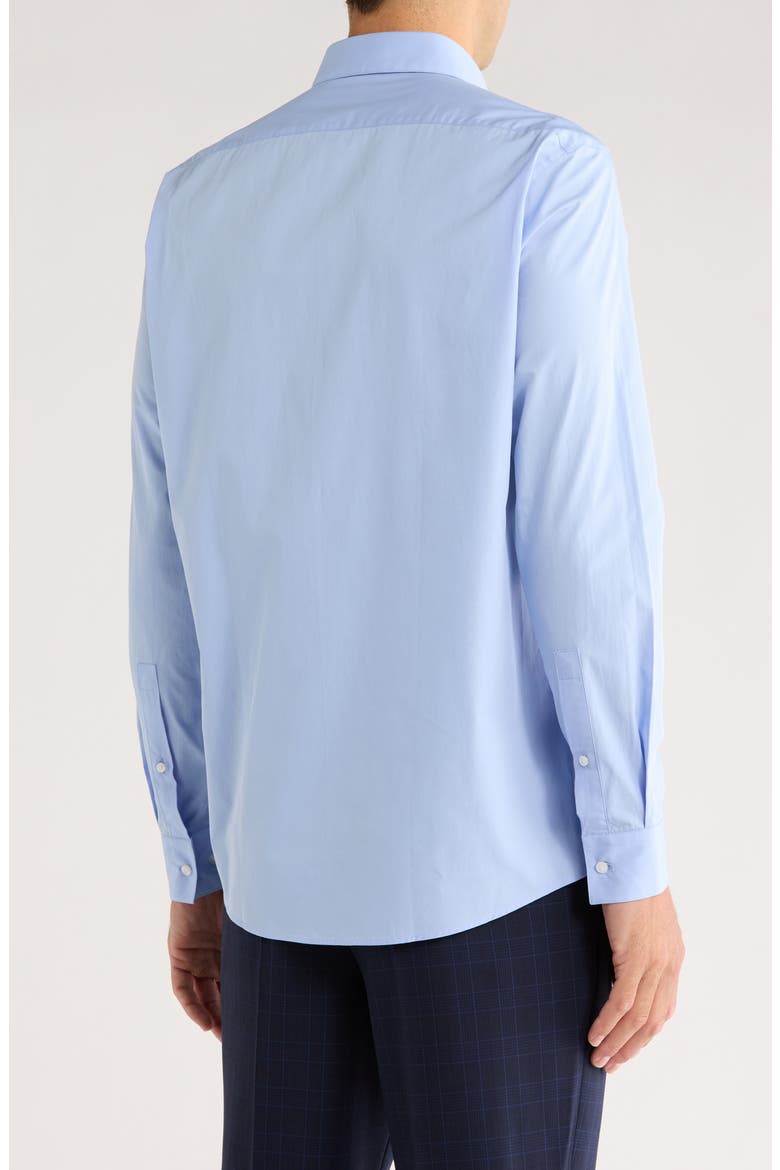 Valerio Modern Fit Cotton Dress Shirt, Alternate, color, LIGHT PASTEL BLUE