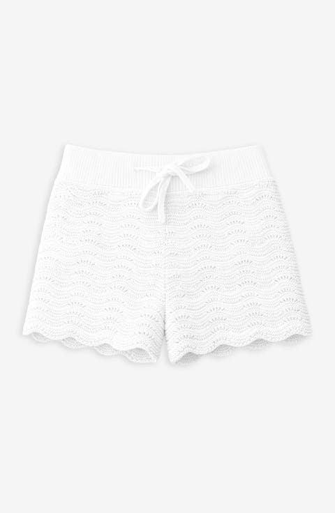 Crochet Knit Shorts