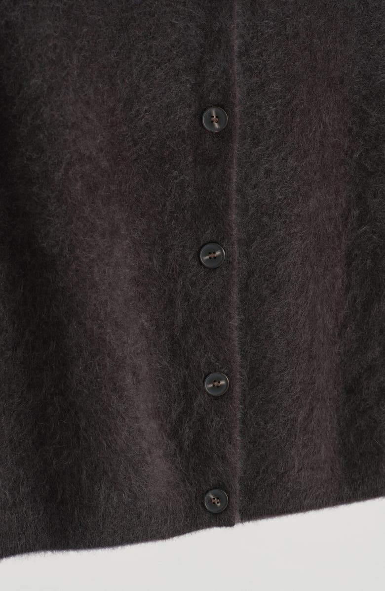 COS Elver Cashmere Sweater Vest, Alternate, color, Brown Dark