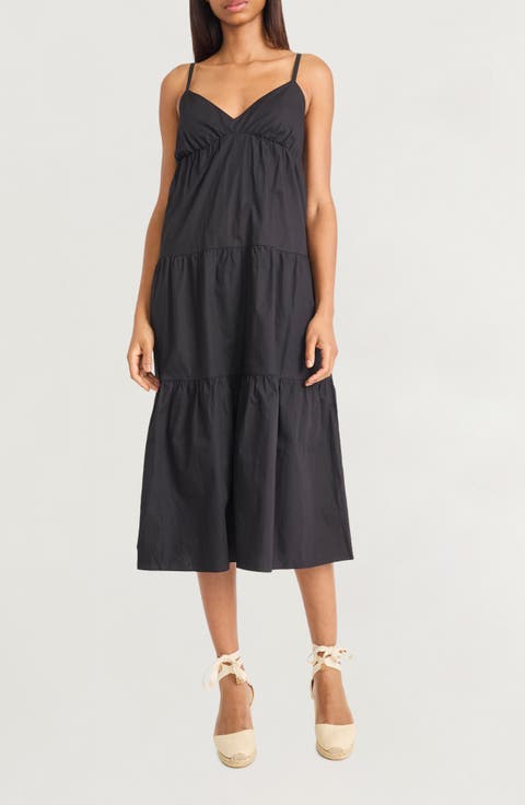Tiered Midi Dress