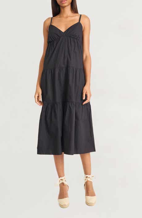The Good Journey Tiered Midi Dress