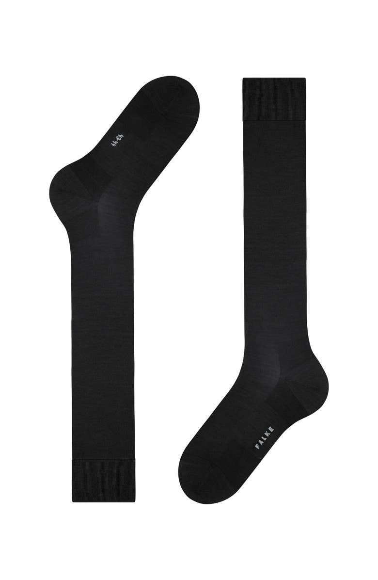 Falke ClimaWool Knee High Socks, Alternate, color, Black