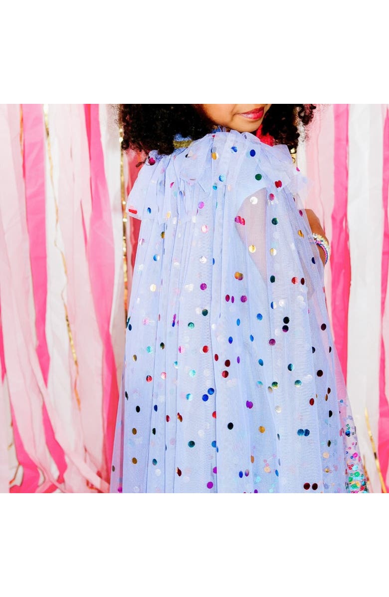Sweet Wink Lavender Confetti Cape, Alternate, color, Lavender