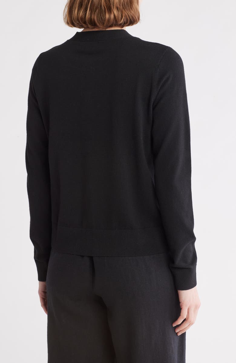 Caslon<sup>®</sup> Classic Crewneck Cardigan, Alternate, color,